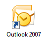 &Iacute;cone do Outlook 2007